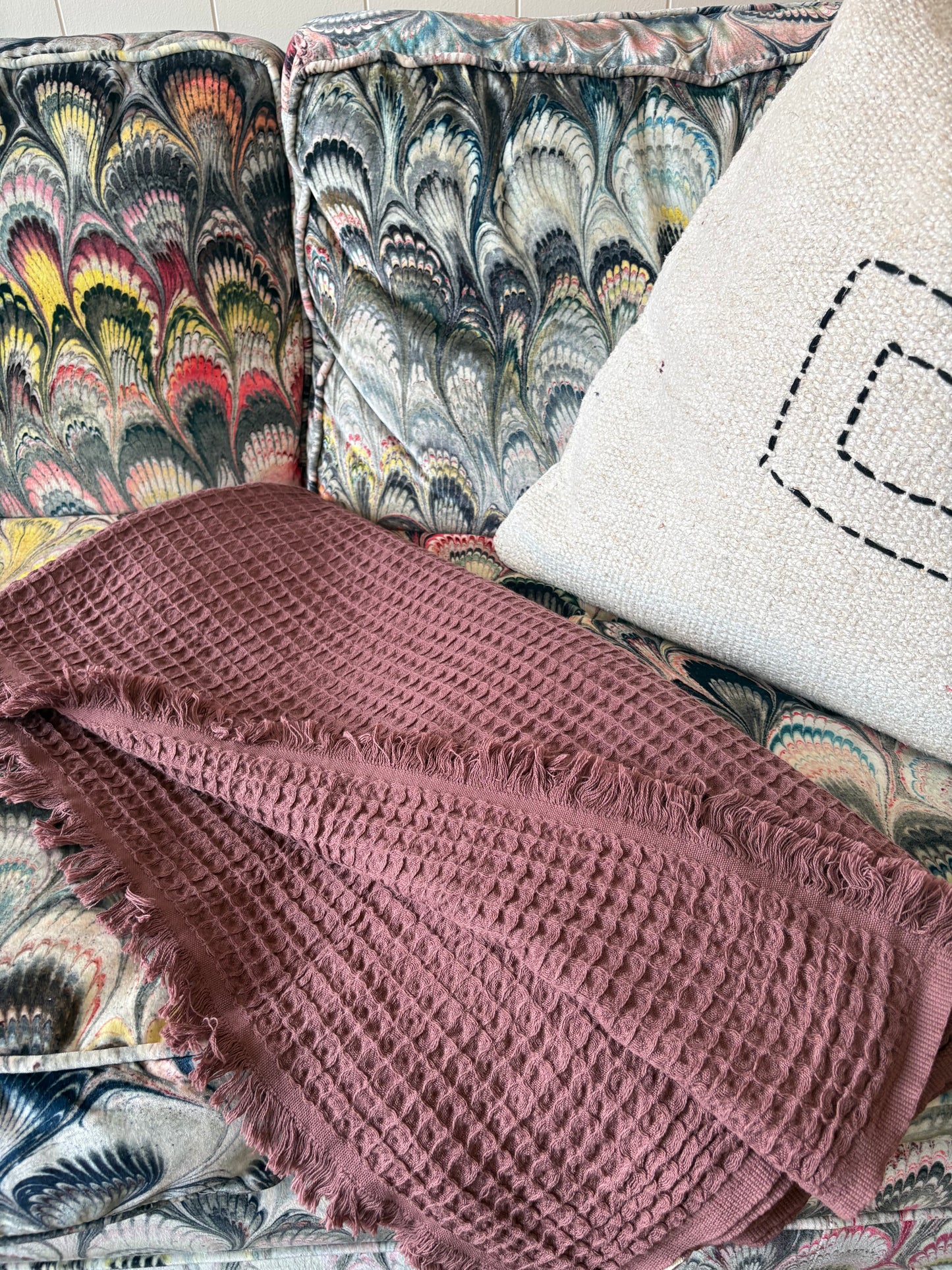 100% Cotton Waffle Throws