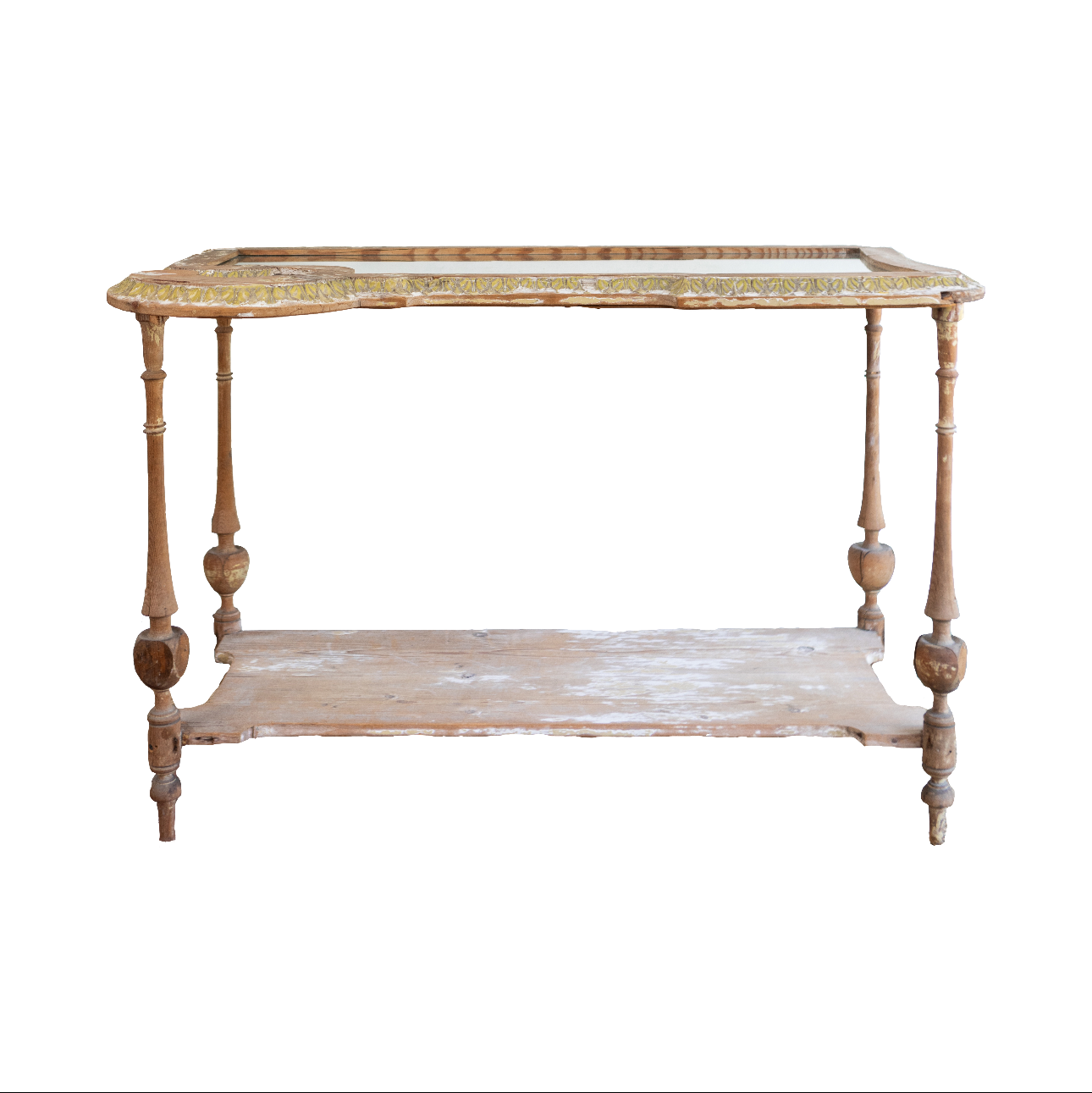 Rustic antique French console/entry table