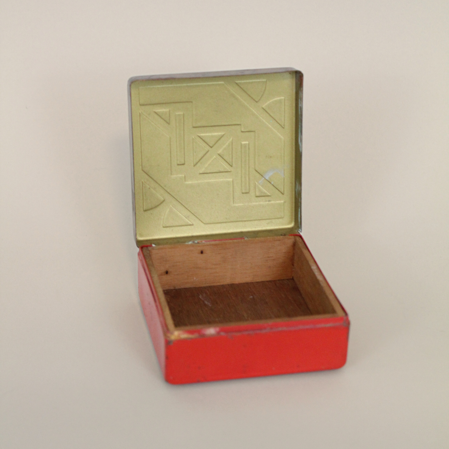 Antique Metal Trinket Box