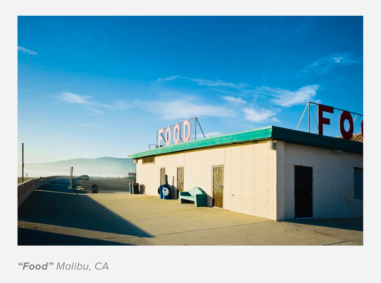 Fine Art Print by David Register “Food” Malibu
