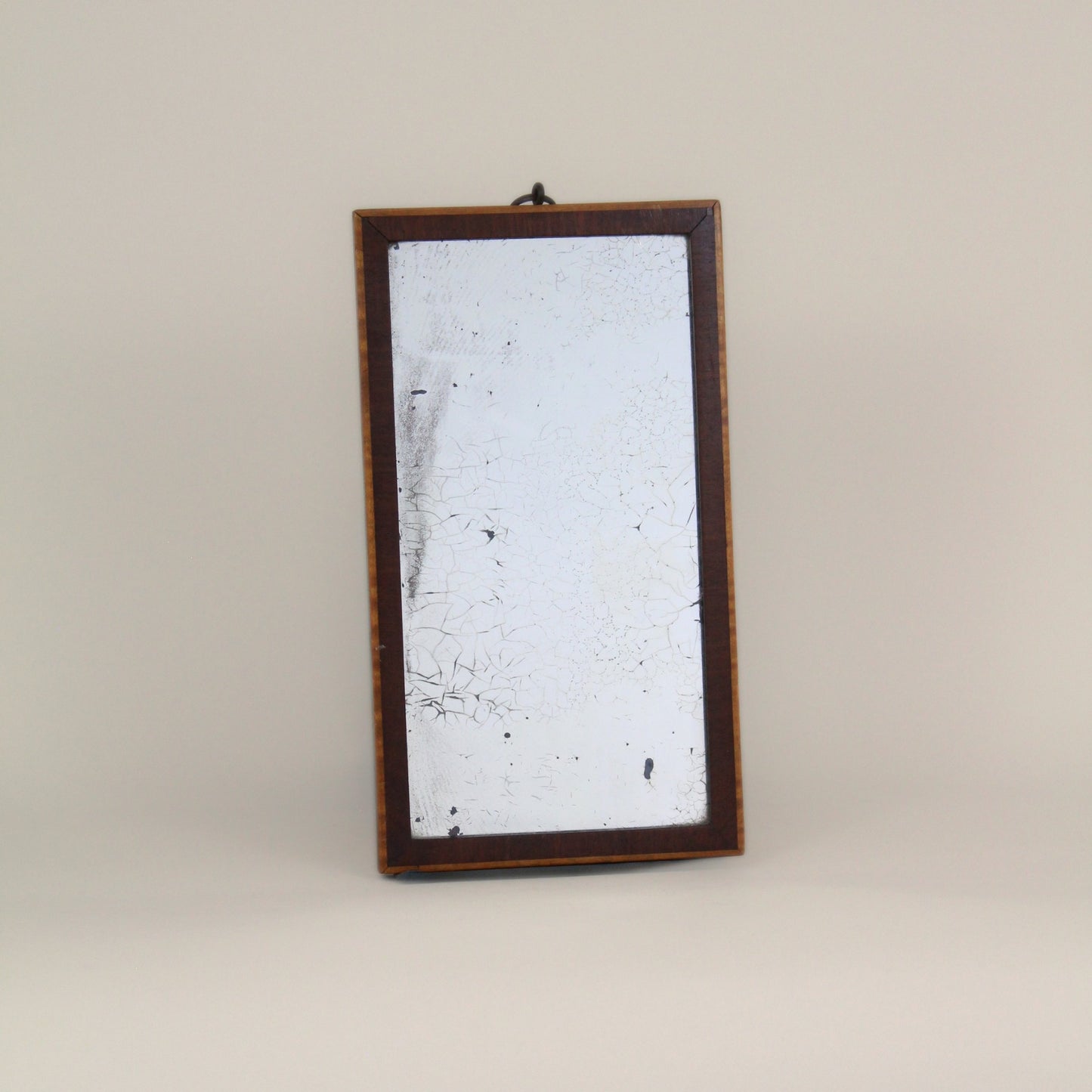 Antique Mirror with Wooden Frame