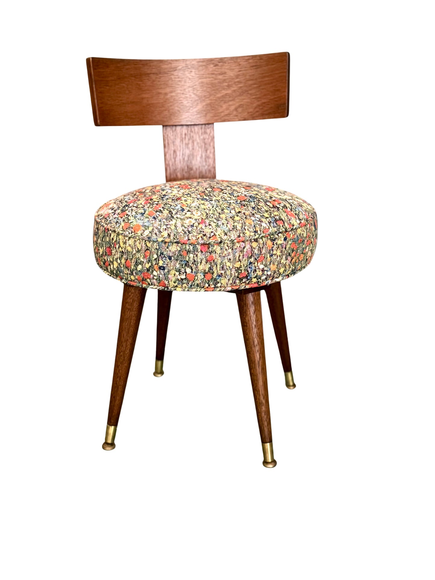 Paul McCobb petite T- back mid century swivel chair