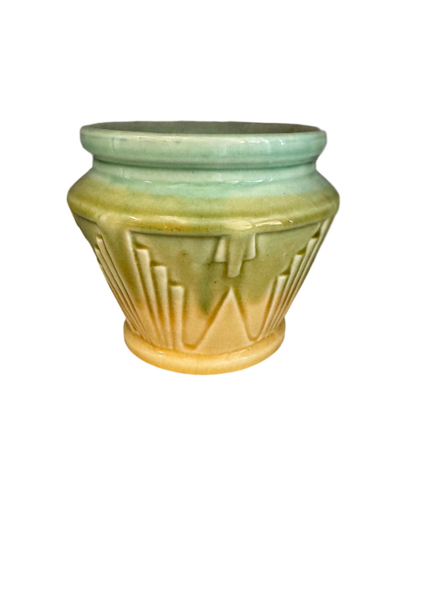 Small vintage McCoy pottery planter