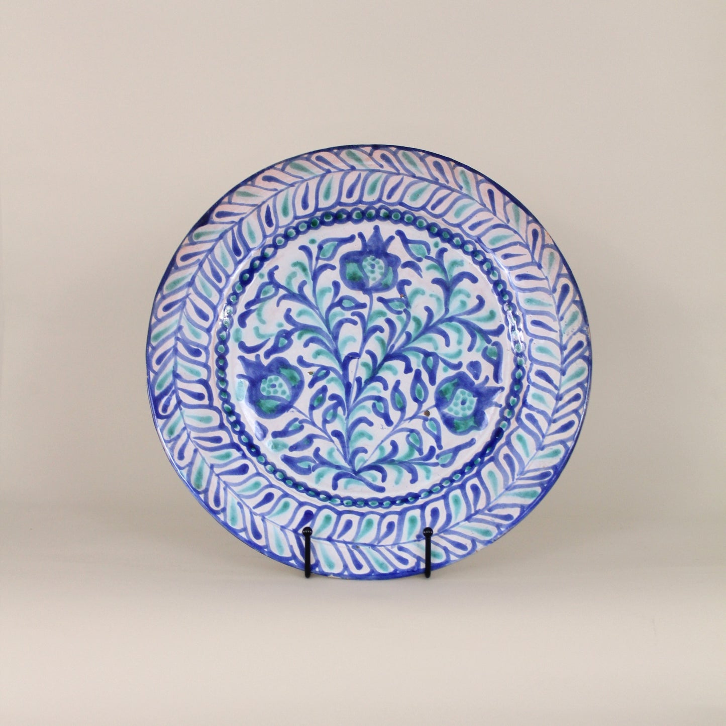 Vintage Spanish Fajalauza Plate