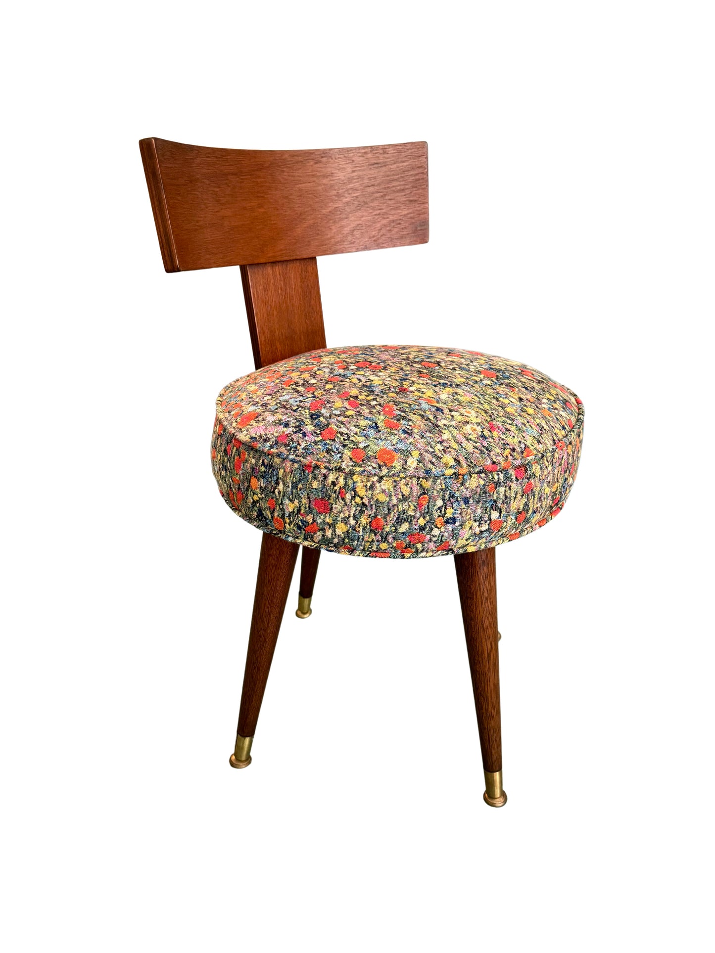 Paul McCobb petite T- back mid century swivel chair