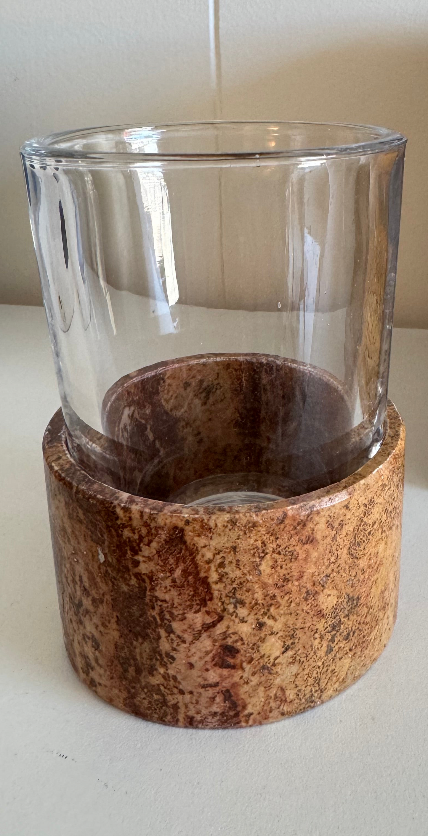 Vintage Travertine Bathroom Set