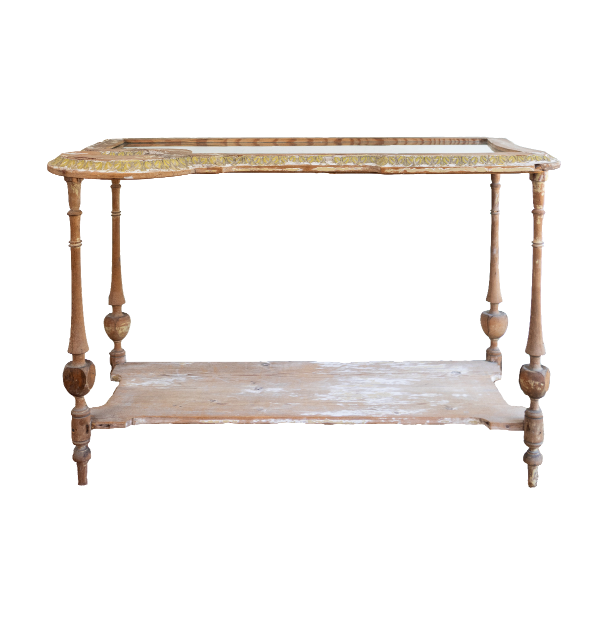 Rustic antique French console/entry table