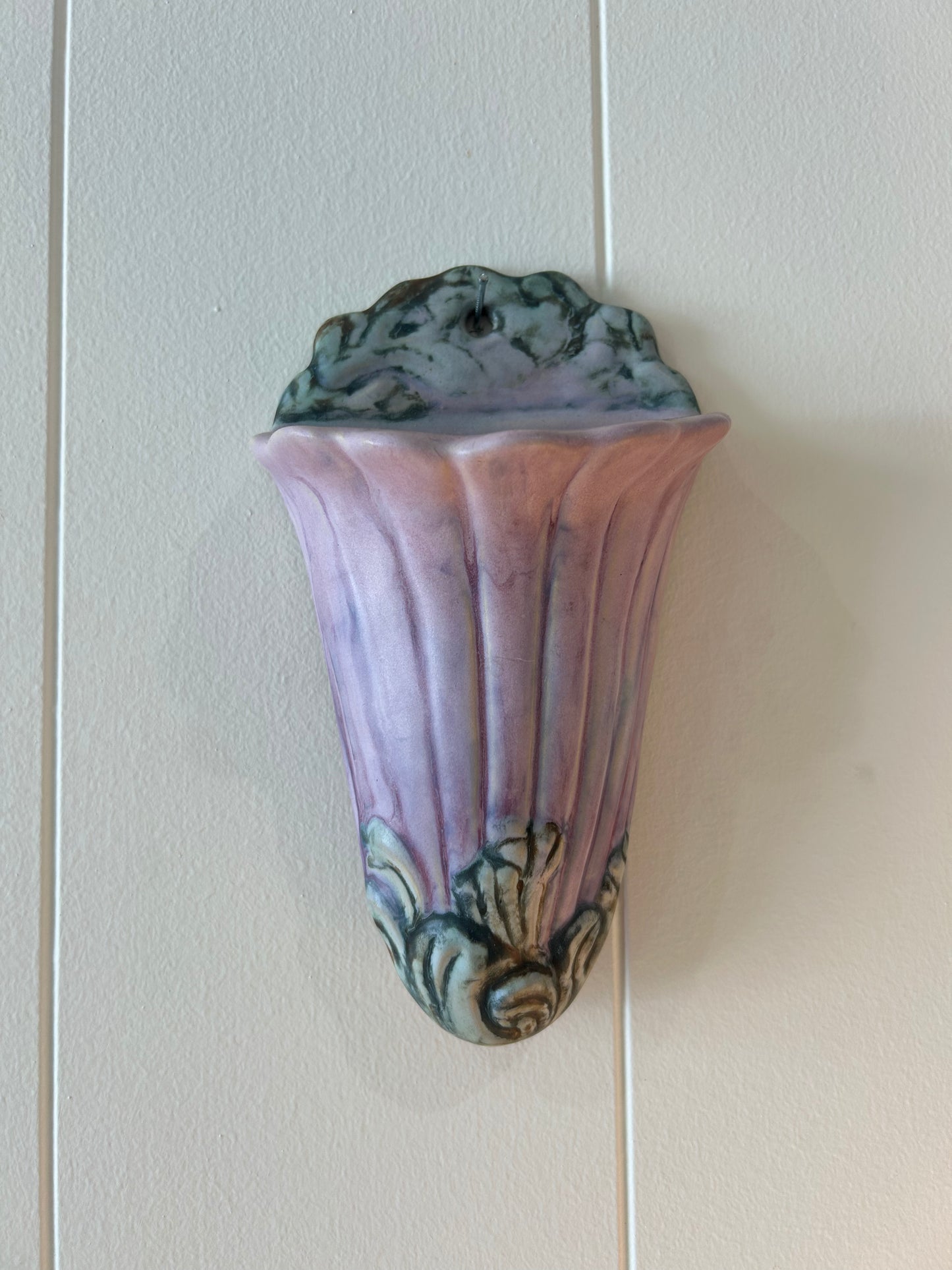 Roseville Purple Wall Pocket