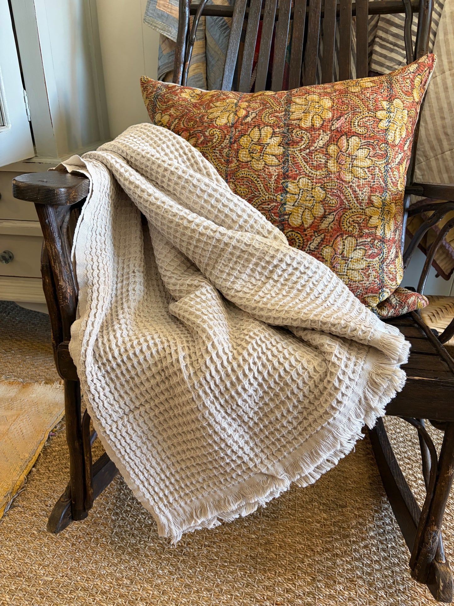 100% Cotton Waffle Throws