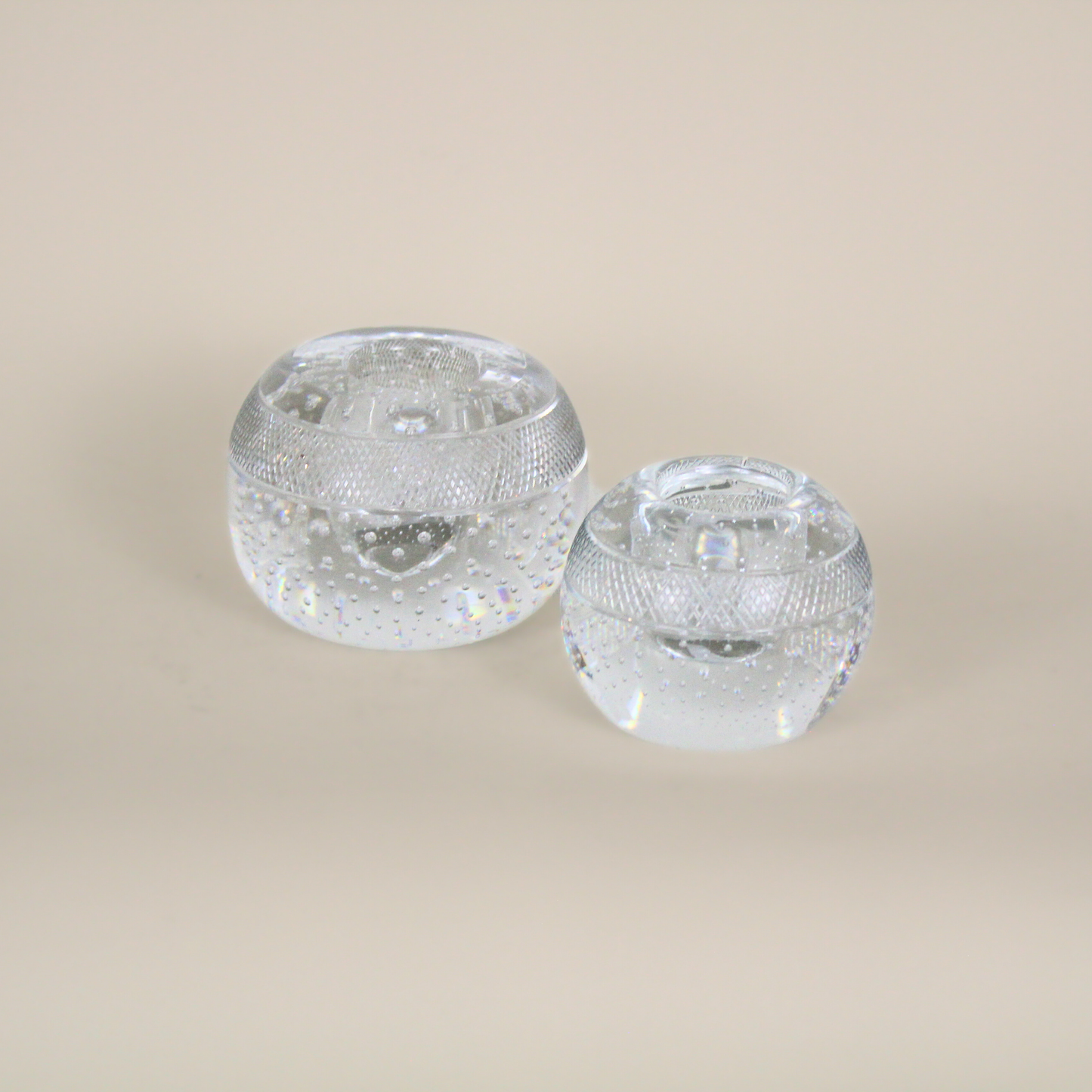 Antique Crystal Match Strikers