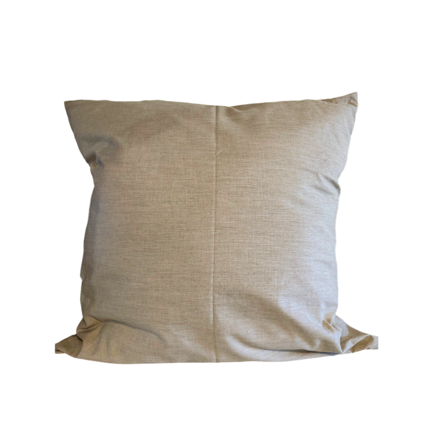 Block print throw pillow 26” “badshah”