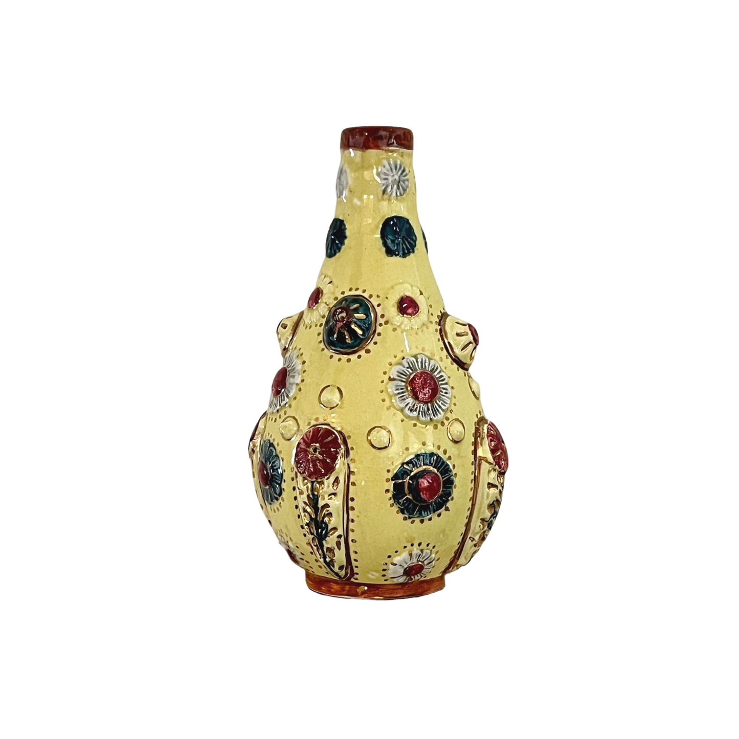 Small Antique Majolica Vase