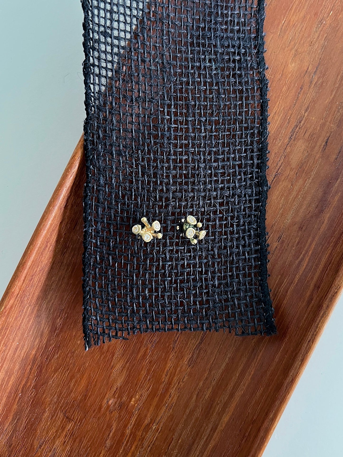 JULIE COHN blossom bronze earrings