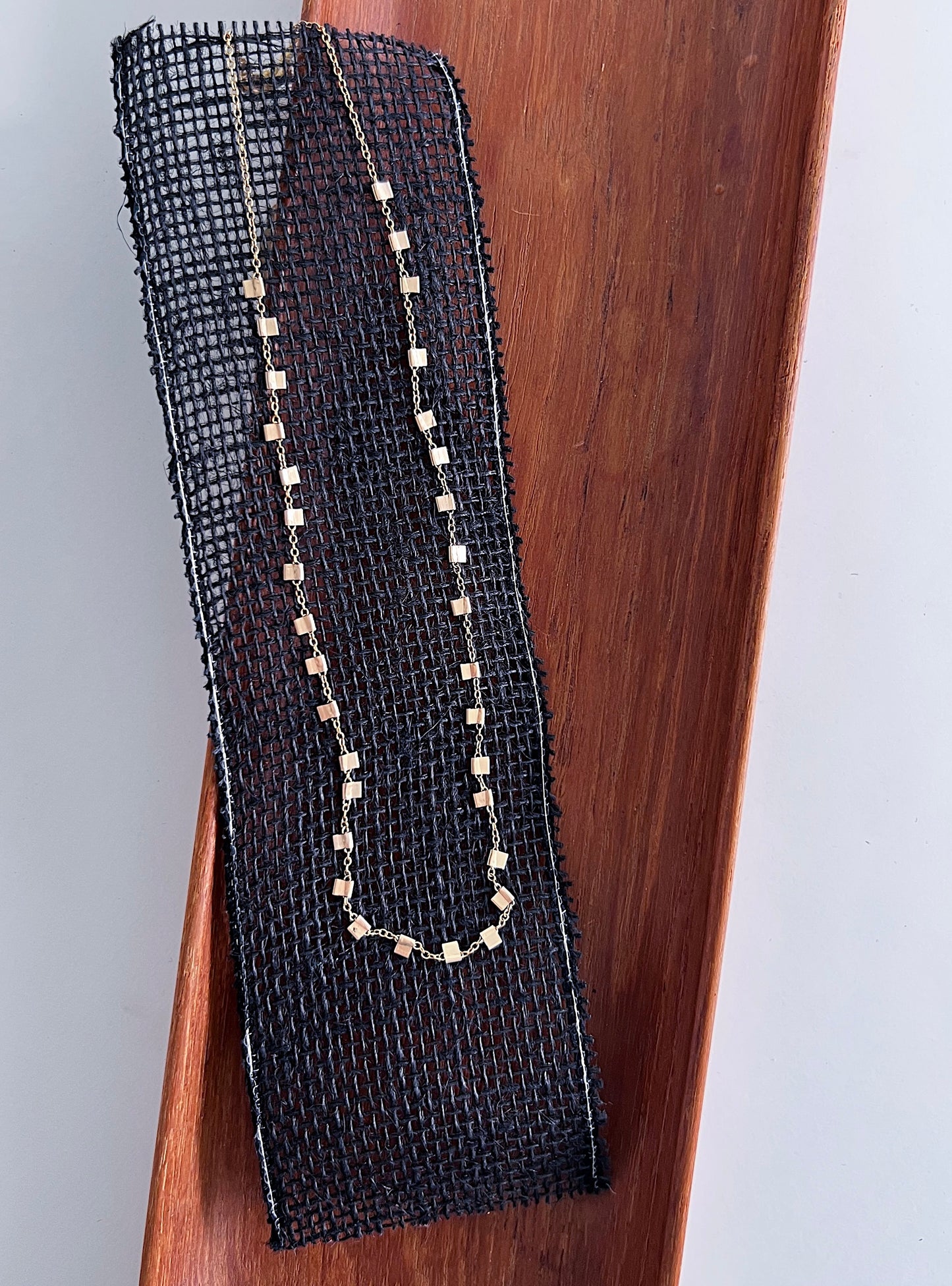 JULIE COHN bertoia gold filled chain necklace