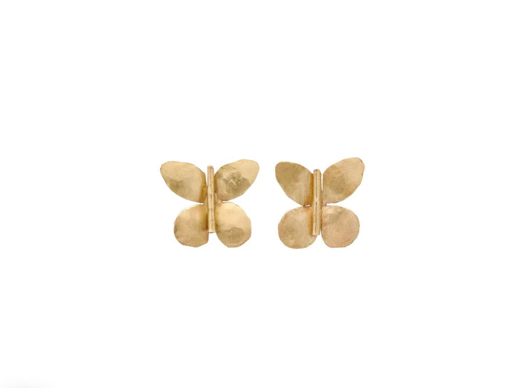 JULIE COHN butterfly bronze earrings