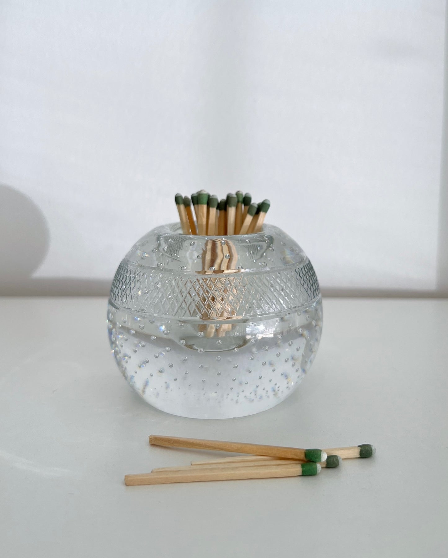 Antique Crystal Match Striker