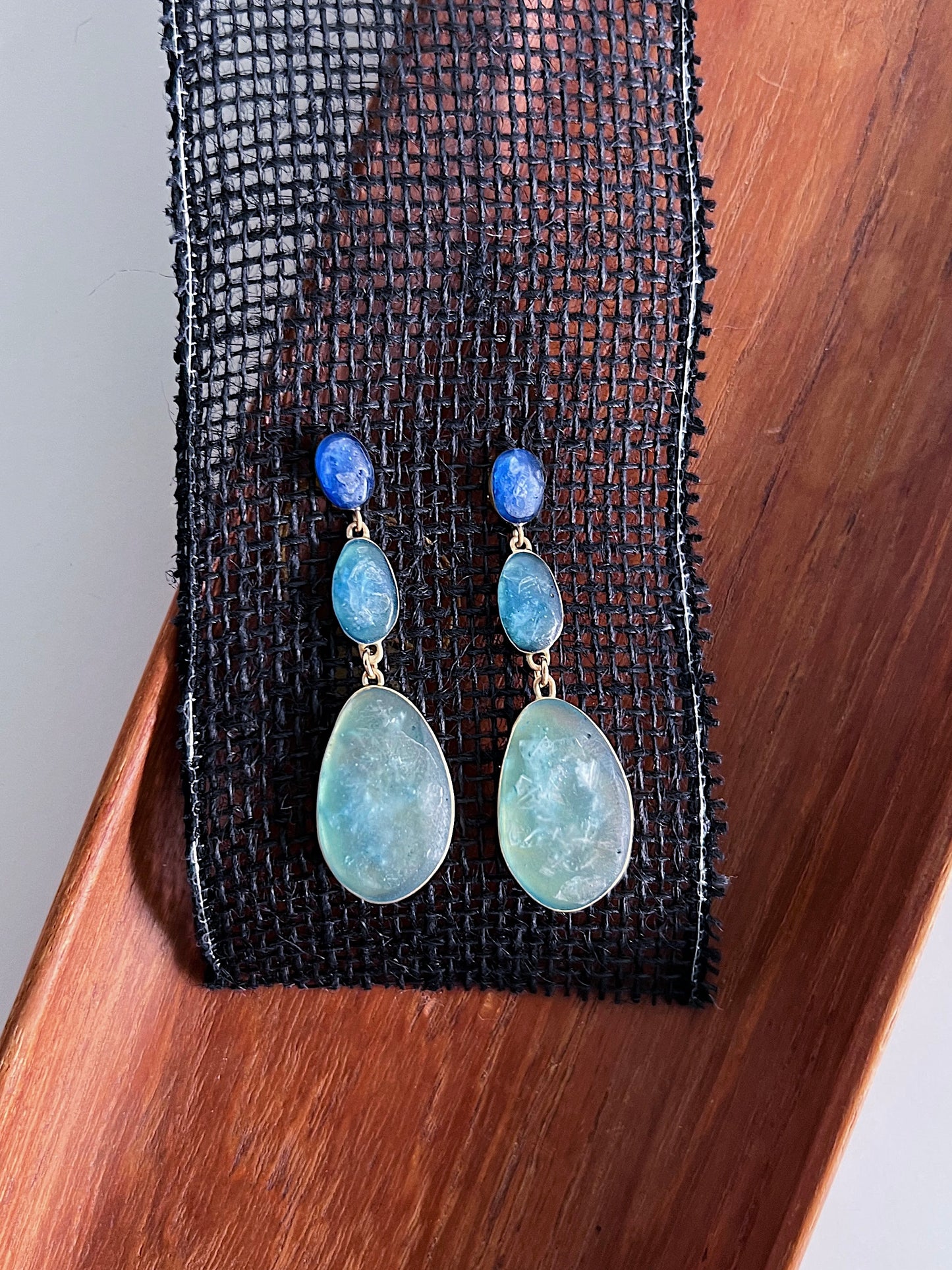Blue Ice Earrings