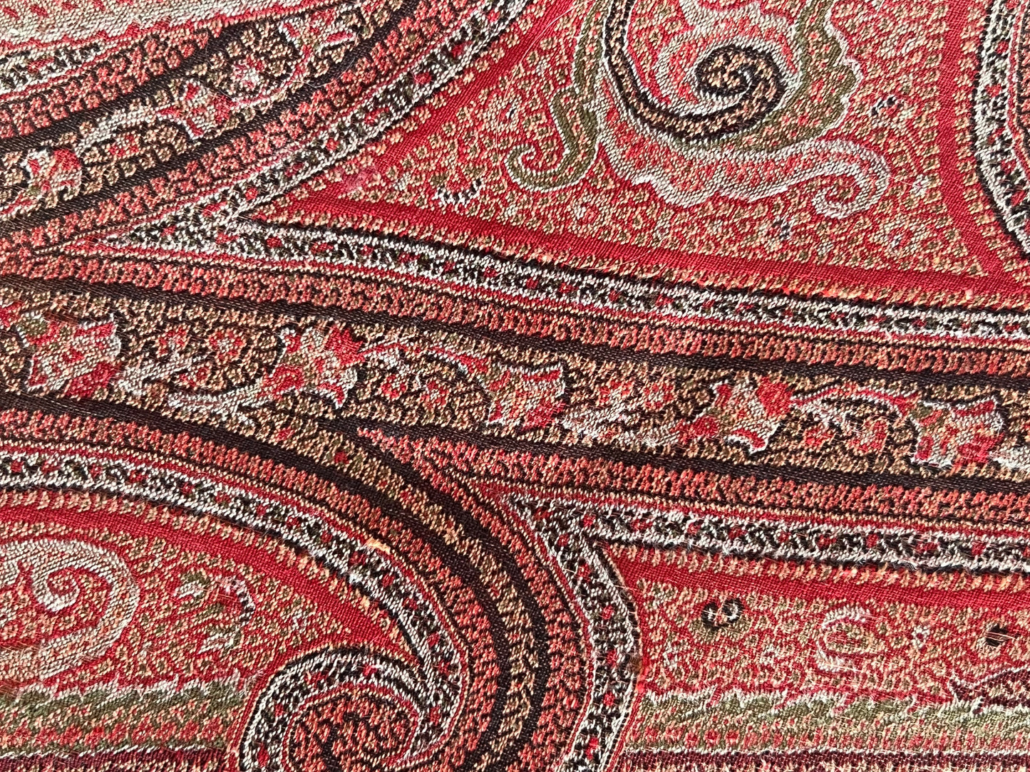 Vintage Tapestry Oval Box, Set of 3