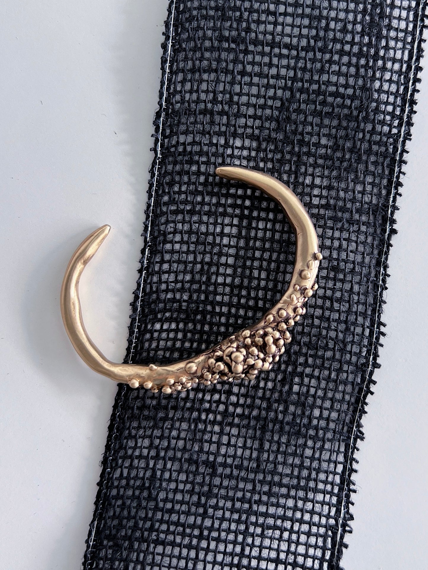 JULIE COHN caviar bronze cuff bracelet