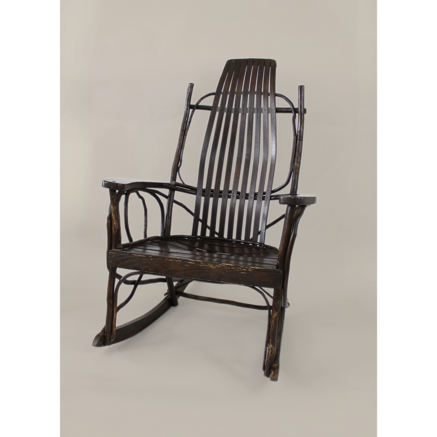 Vintage Amish Bentwood Rocking Chair