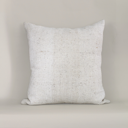 Cream Woven Pillow