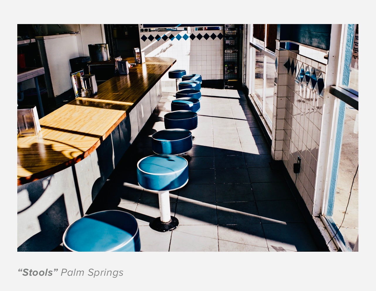 Fine Art Photography by David Register “Stools” Palm Springs