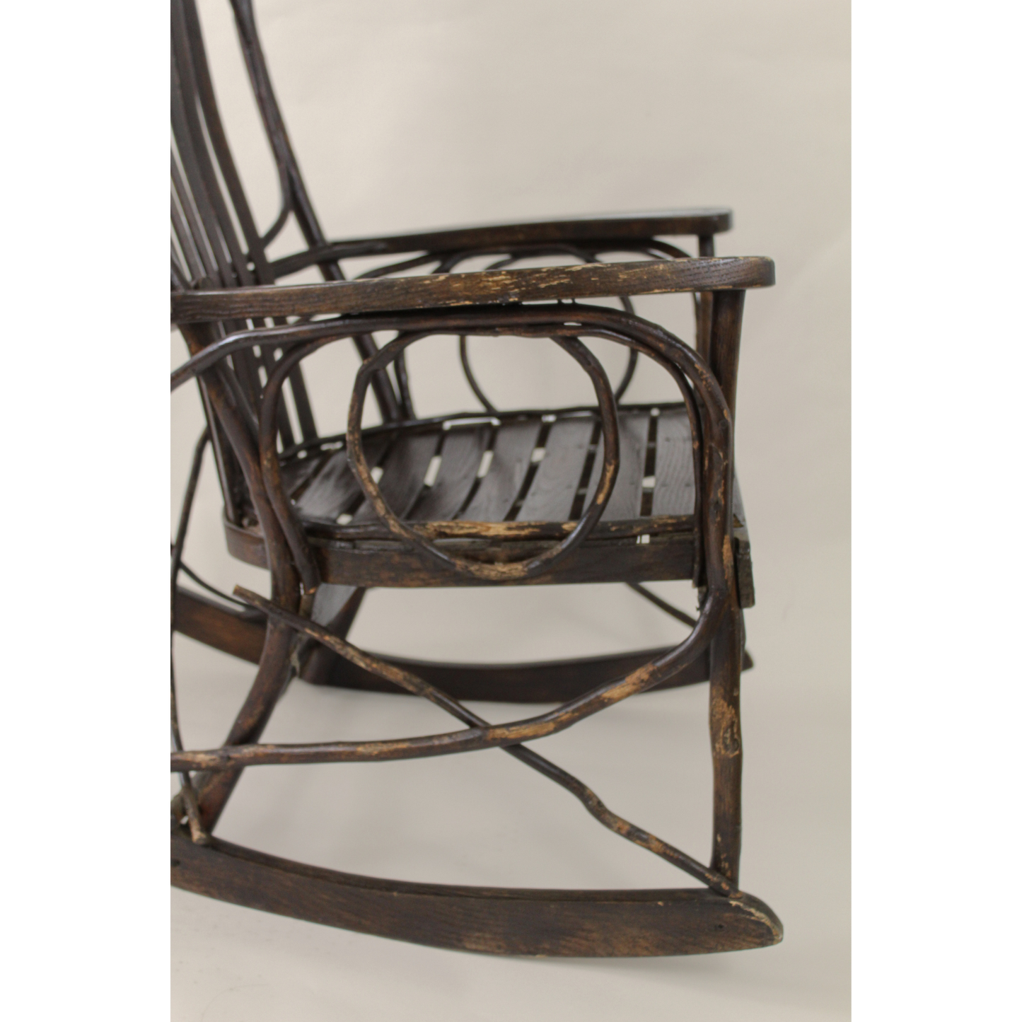 Vintage Amish Bentwood Rocking Chair