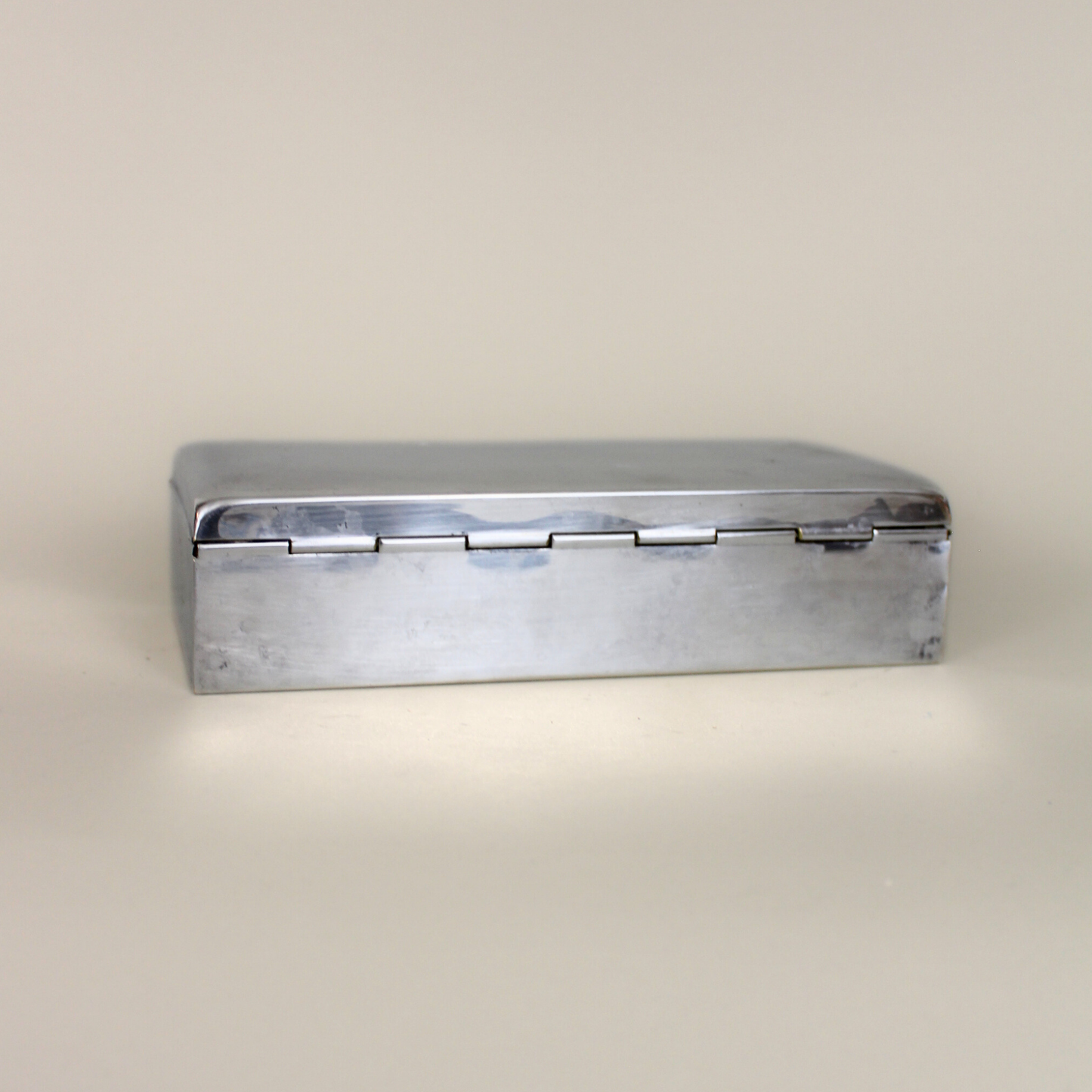 Vintage Silver-Plated Humidor Box