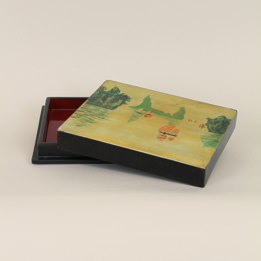 Hand Painted Chinoiserie Box