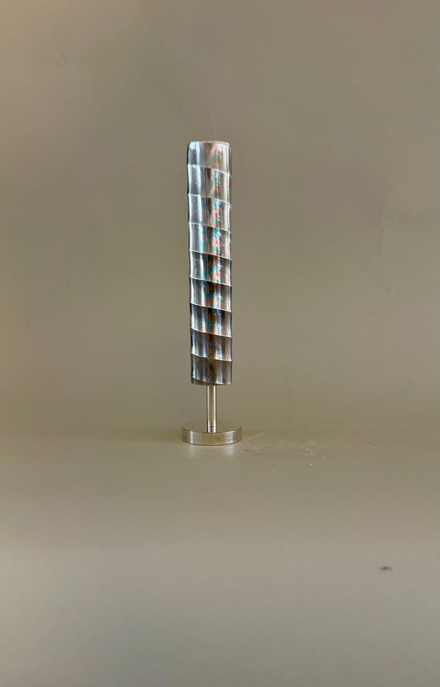 Mid Century silver bud vase