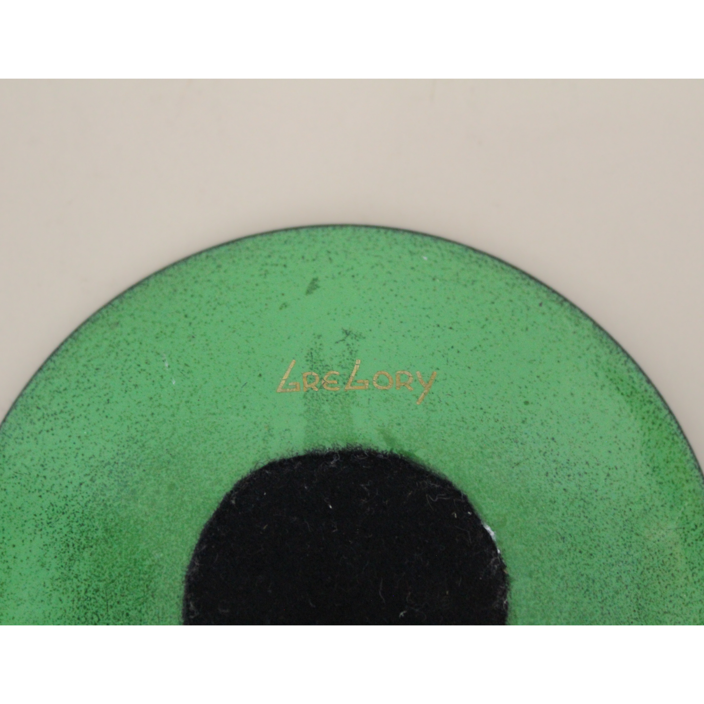 Vintage Enamel and Copper Trinket Dish