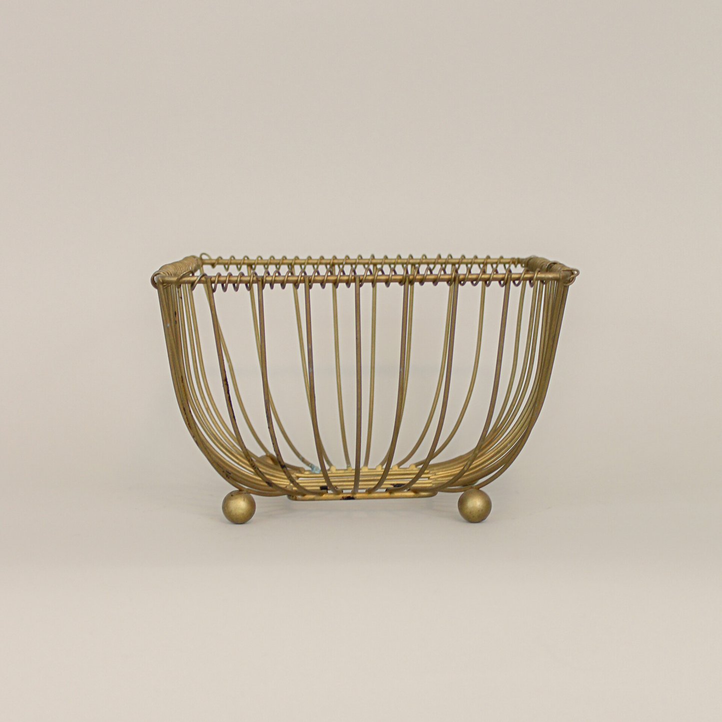 Vintage French Wire Bread Basket