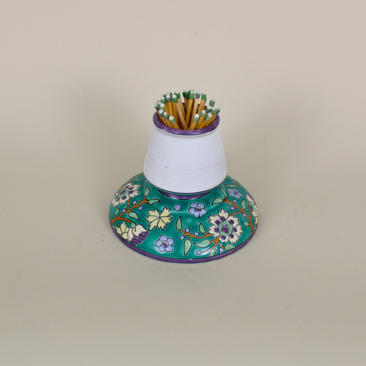 Art Deco Majolica Match Striker