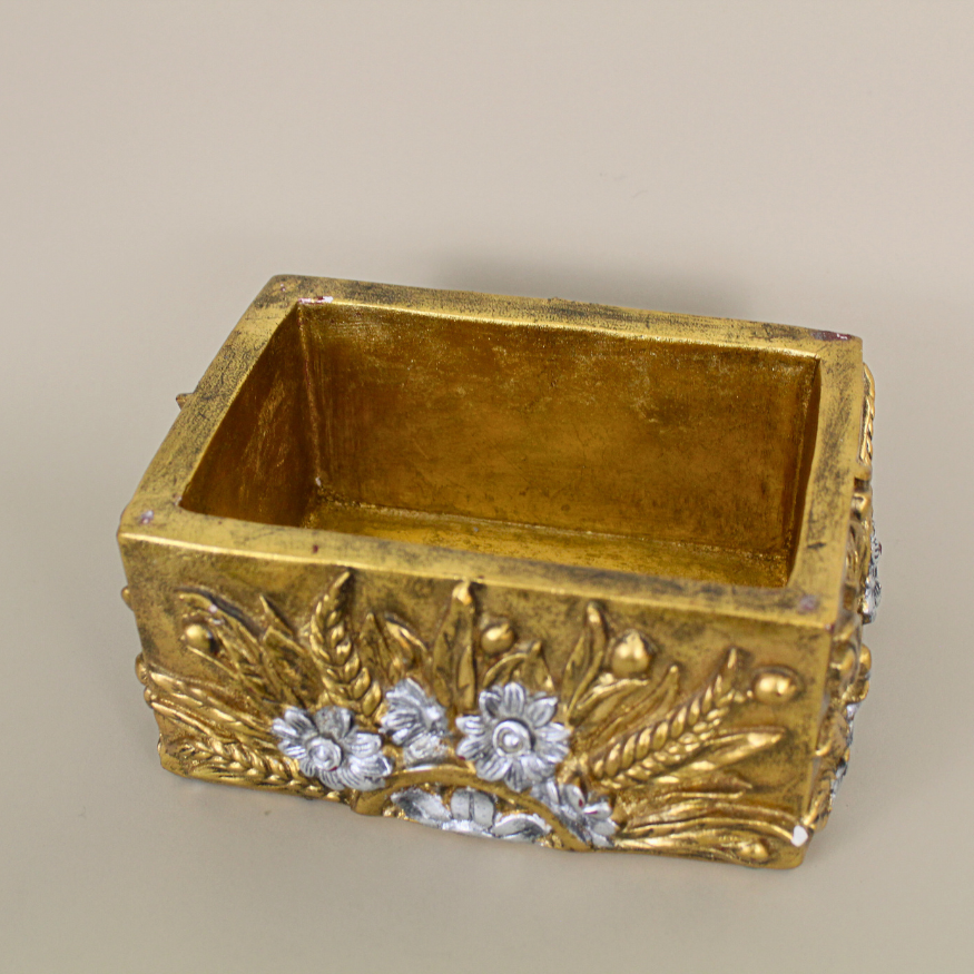 Sculptural Floral Ceramic Box