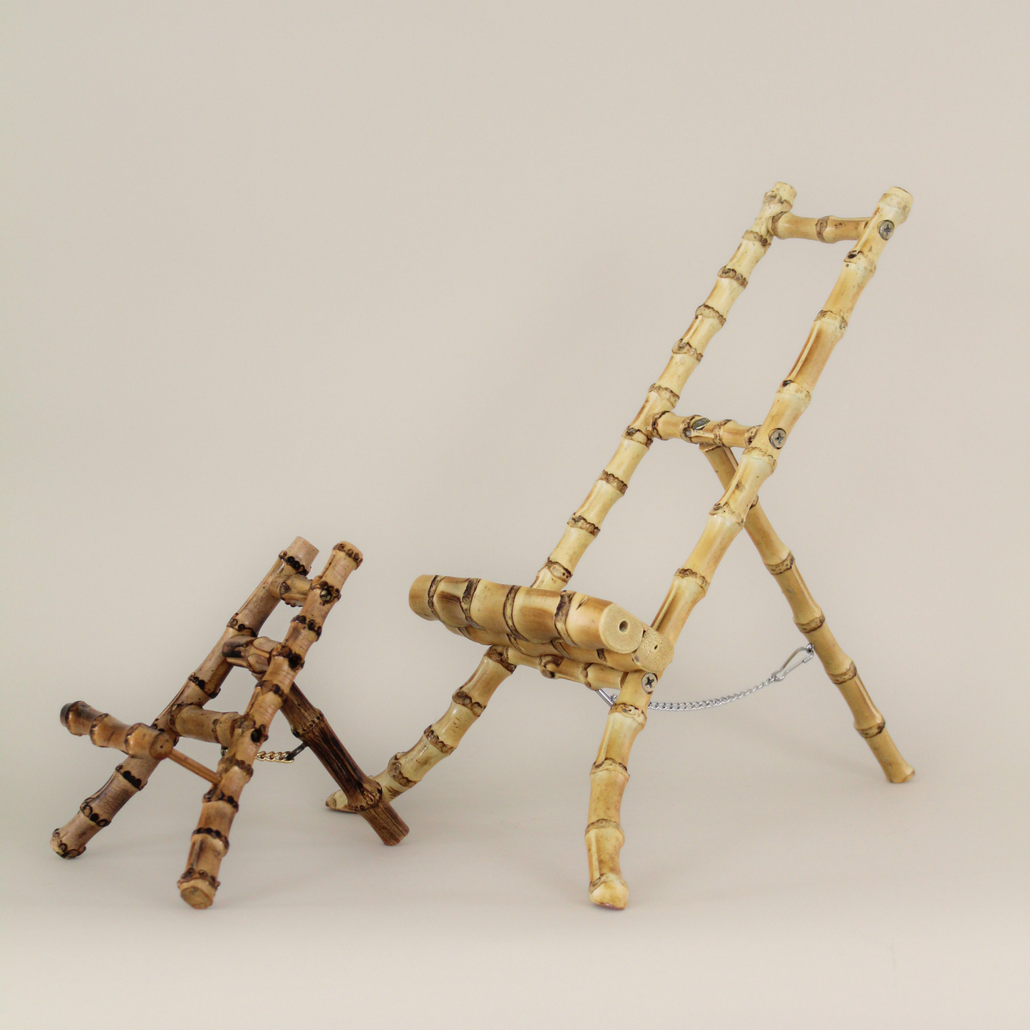 Vintage Bamboo Tabletop Easels