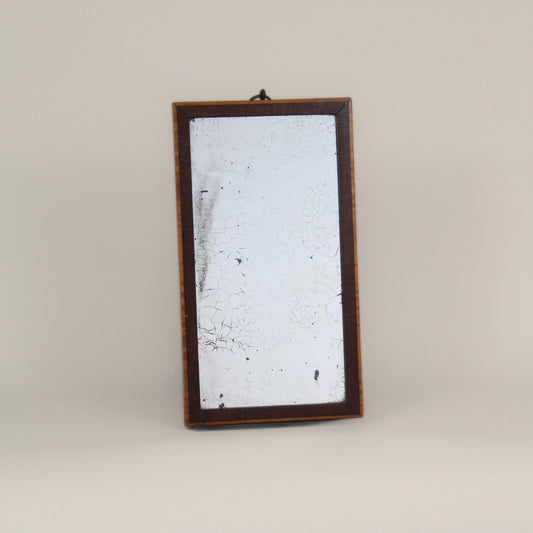 Antique Mirror with Wooden Frame