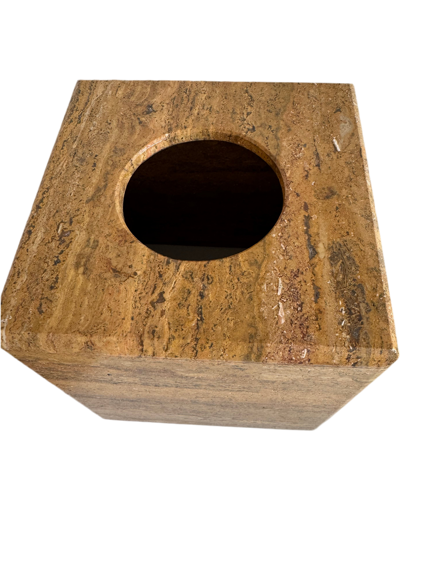 Vintage travertine bathroom set