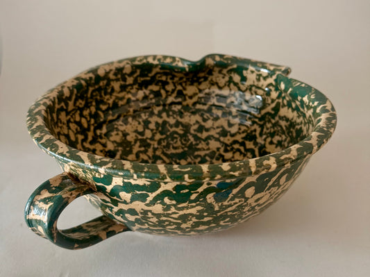 Vintage sponge ware mixing bowl
