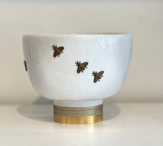 Vintage Italian bowl with bees