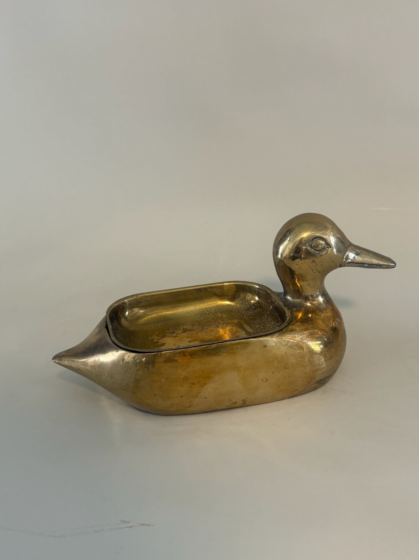 Vintage brass soap or trinket dish