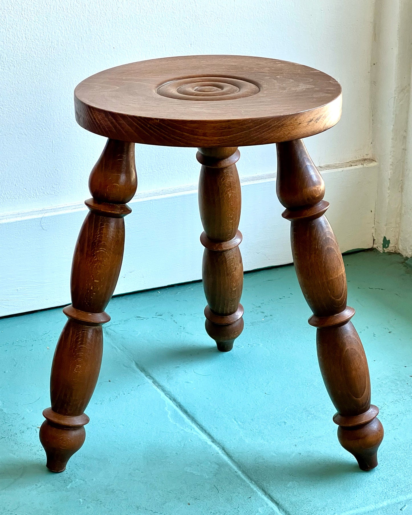 Vintage French tripod stool
