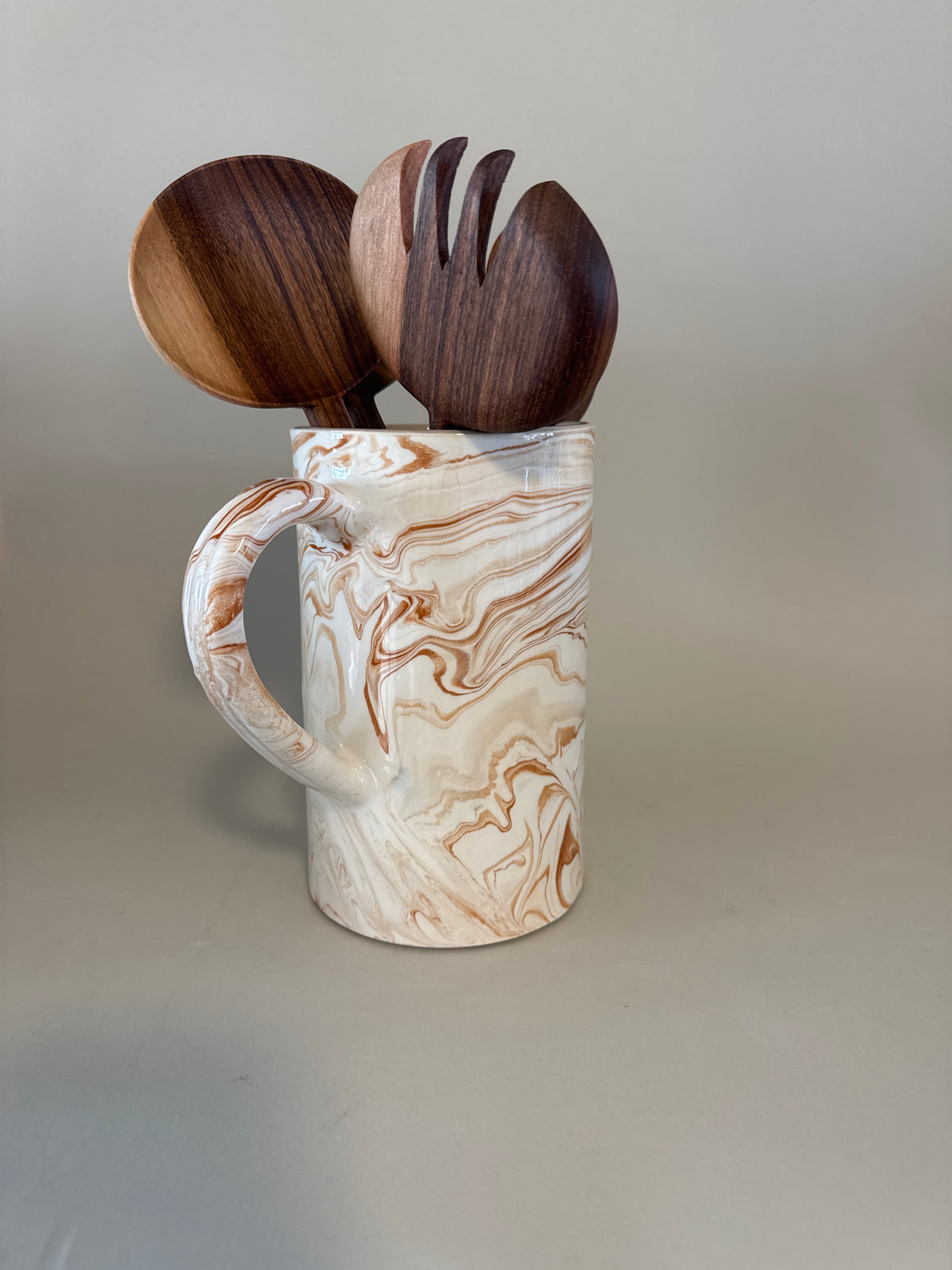 Marbled pitcher Terra Cotta