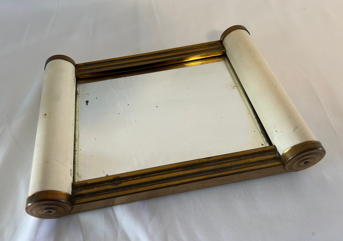 Art Deco French Biscuit Box and Tray