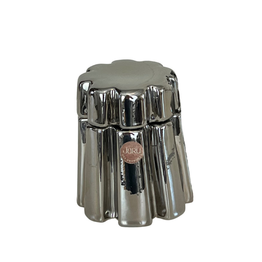 Silver Jaru Jar w/ Lid