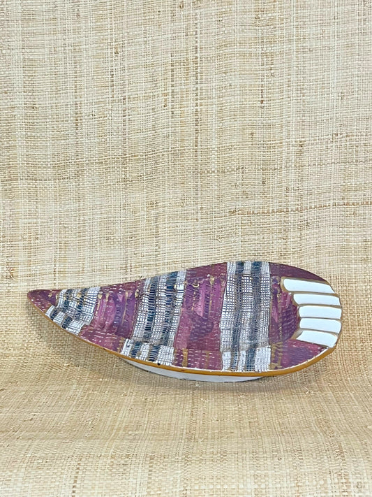 Bitossi Purple Paisley Dish