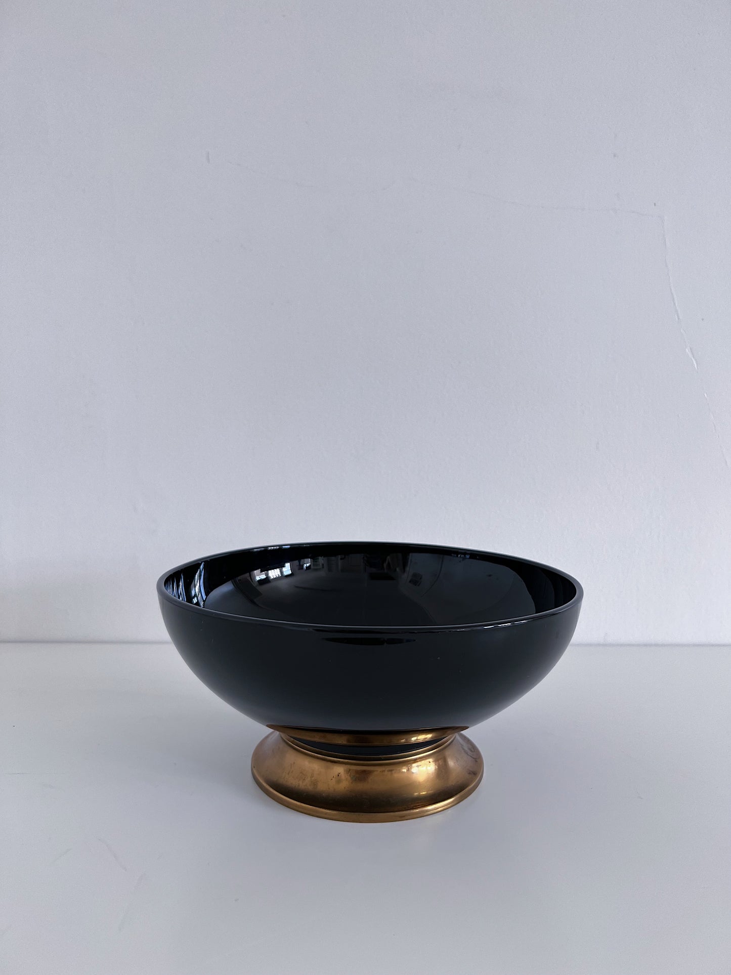 Black & Brass Decorative Bowl