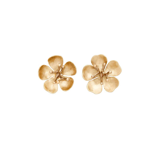 Cherry Blossom Bronze Earrings