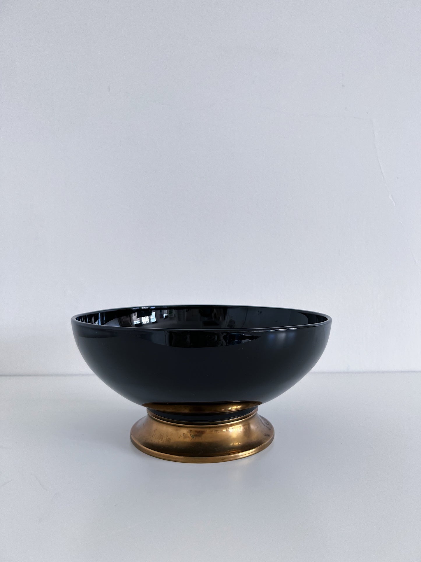 Black & Brass Decorative Bowl