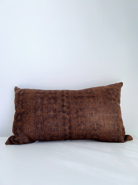 Brown Woven Pillow
